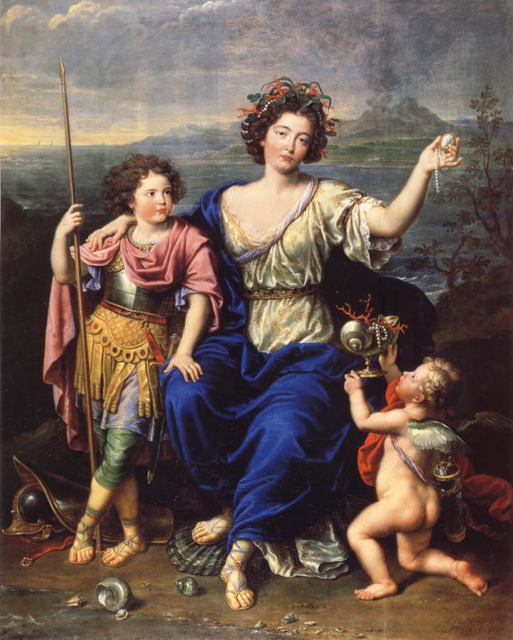 THe Marquise de Seignelay and Two of her Children